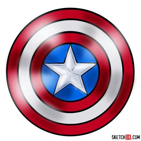 How to draw Captain America’s shield in 2021 | Joker art drawing, Iron ...