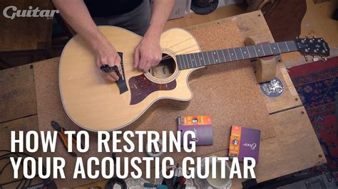 How to correctly restring your acoustic | Guitar.com DIY Acordes - Chordify