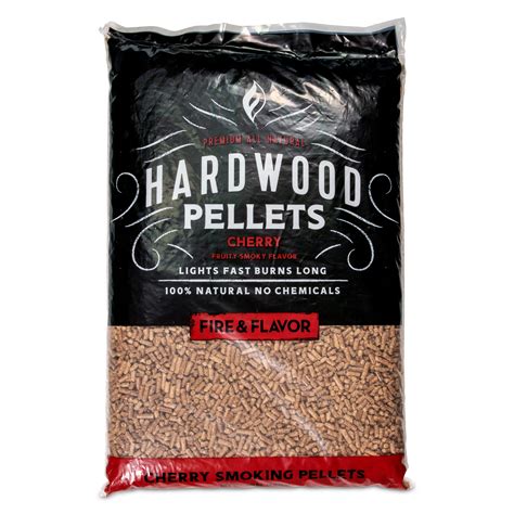 Fire & Flavor Cherry 100% All-Natural Wood Pellets for Smokers and ...