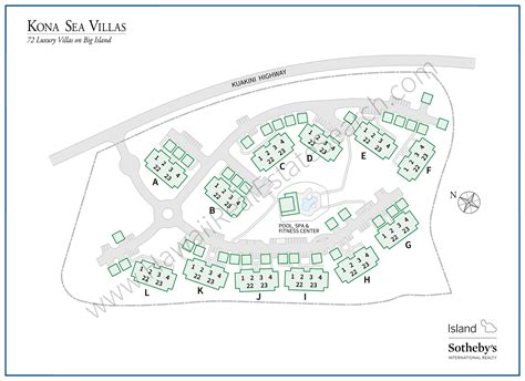 Sea Village Kona Property Map - Beulah Sallyann