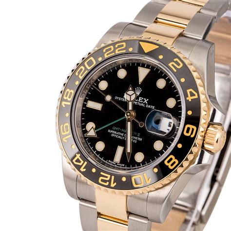 Rolex GMT II Steel & Gold Ceramic Bezel - Best Deals offered at Bob's