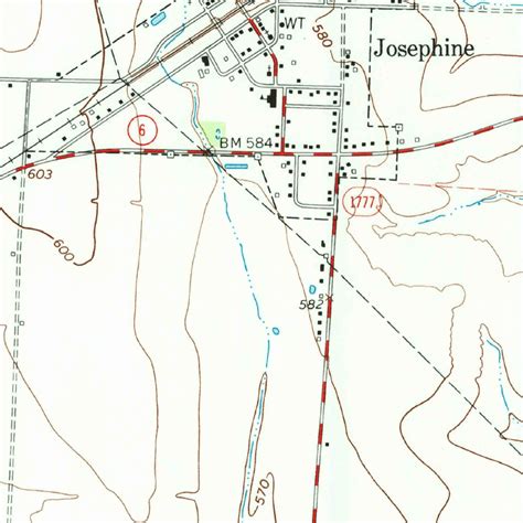 Josephine, TX (1963, 24000-Scale) Map by United States Geological ...