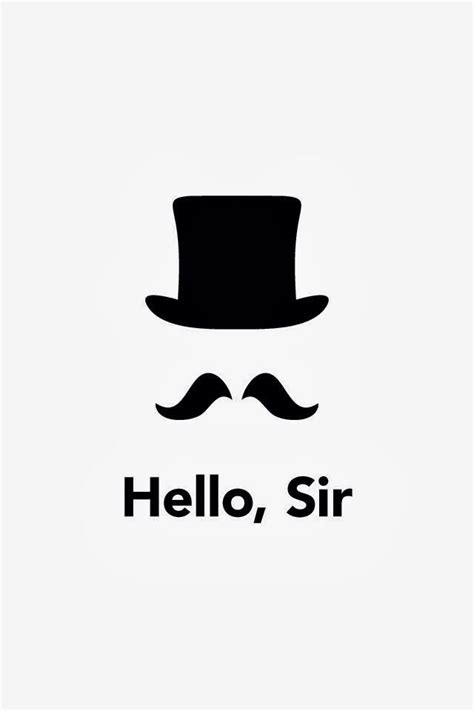 Hello,sir | Mustache wallpaper, Beard illustration, Wallpaper app