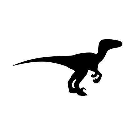 Baby Raptor Dinosaur Silhouette - Raptor - T-Shirt | TeePublic