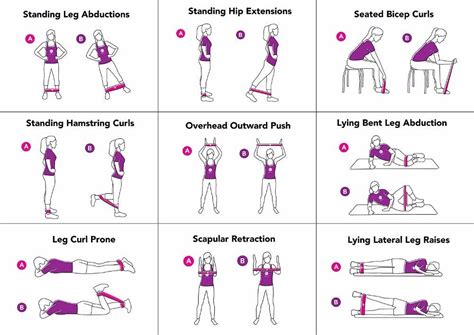 Printable Resistance Band Workouts - Printable Word Searches