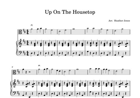 Up On The Housetop (arr. Heather B Jones) by Traditional Christmas Song ...