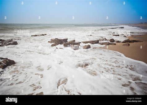 Surf on the beach, Dwarka Beach, Dwarka, Gujarat, India Stock Photo - Alamy