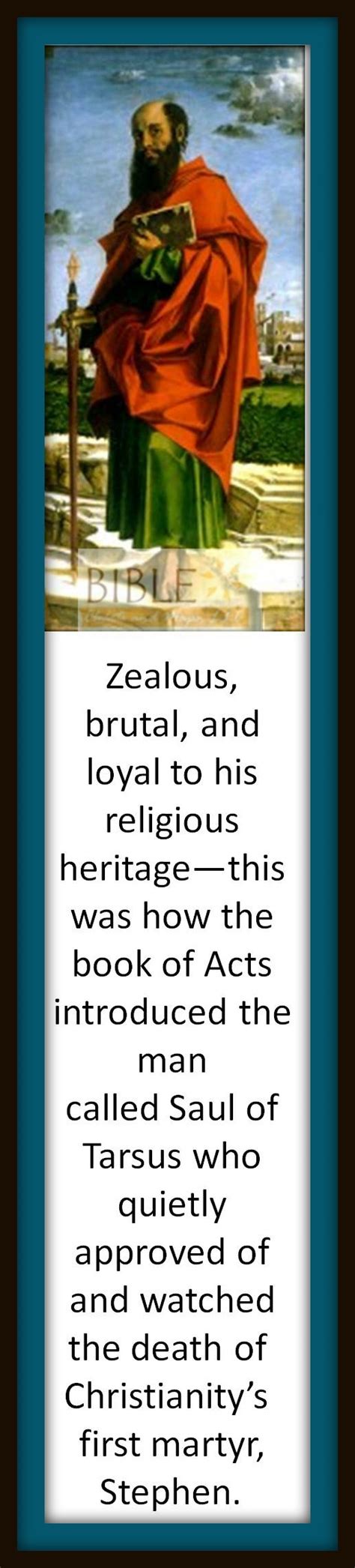 Saul_Paul – Amazing Bible Timeline with World History