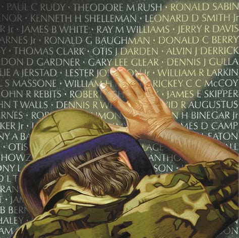 Vietnam War Memorial Painting