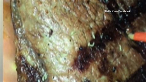 VIDEO: This video of a steak 'full of worms' may put you off your lunch ...