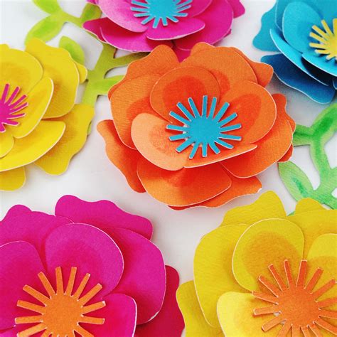 How to Make 2D Paper Flowers | flowers-art-ideas.pages.dev