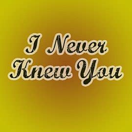 I Never Knew You