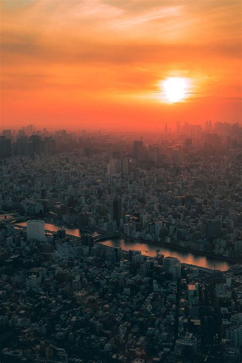 Tokyo Sunset Wallpapers - Top Free Tokyo Sunset Backgrounds - WallpaperAccess