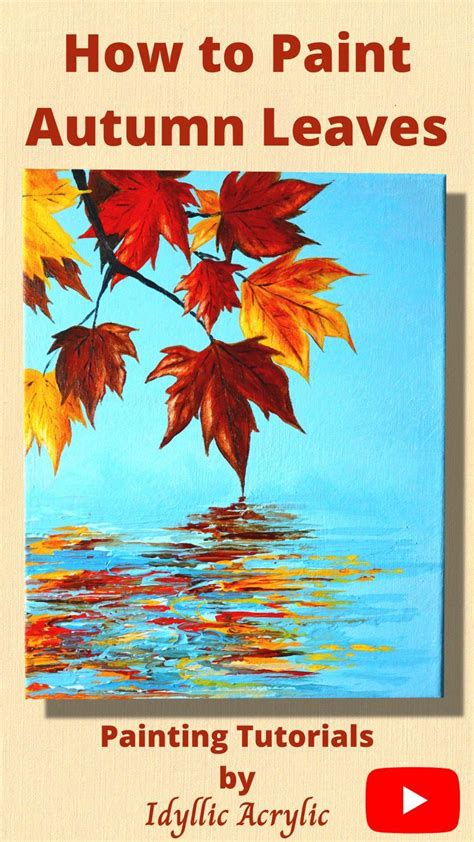 Autumn Leaves Easy Acrylic Painting for Beginners /Autumn Art | Autumn ...