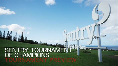 Tournament Preview: Sentry Tournament of Champions - Golf