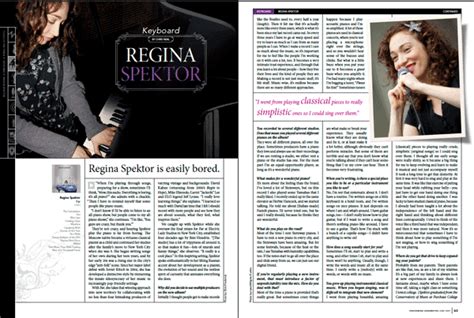 Regina Spektor Interview with Performing Songwriter Magazine