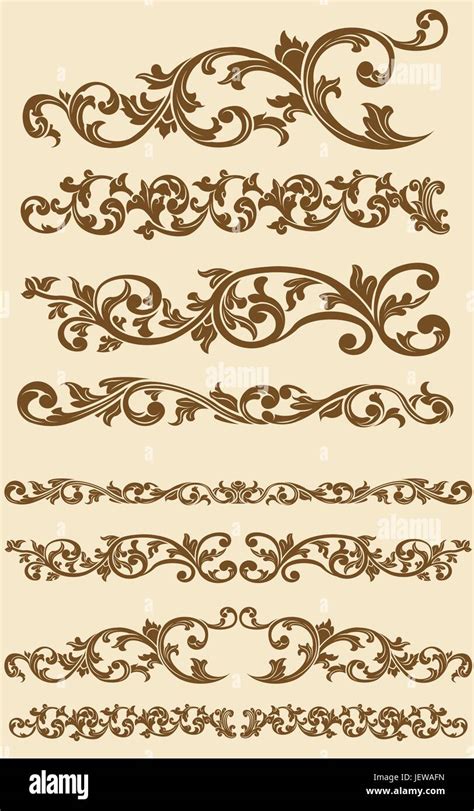 vintage, ornament, ornamental, vector, frame, framework, floral, clasic ...