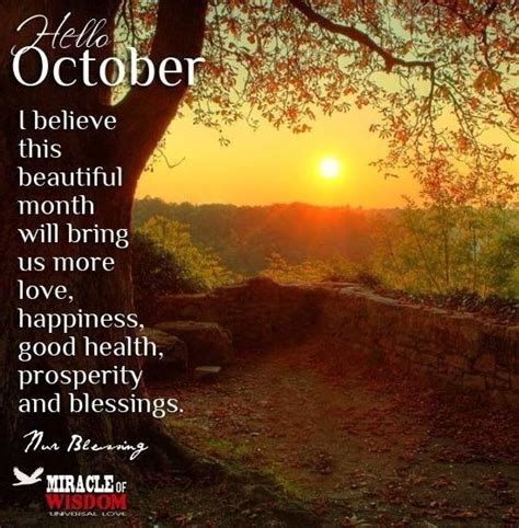 Hello October - Quotes to Inspire and Motivate