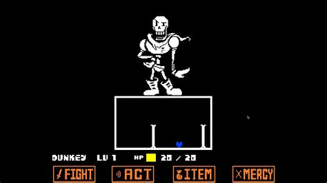 Undertale Papyrus Fight - YouTube