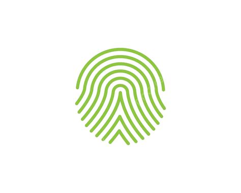 Fingerprint Illustration Vector Template Scan Thumbprint Icon Vector, Scan, Thumbprint, Icon PNG ...