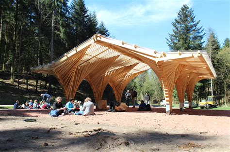 Modern Architectural Design Ideas: Forest Shelter at Bertrichamp by Studiolada and Yoann Saehr ...