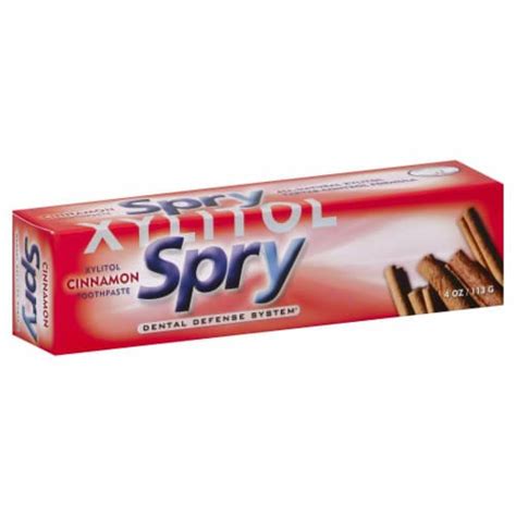 Spry Cinnamon Toothpaste, 4 oz - Harris Teeter