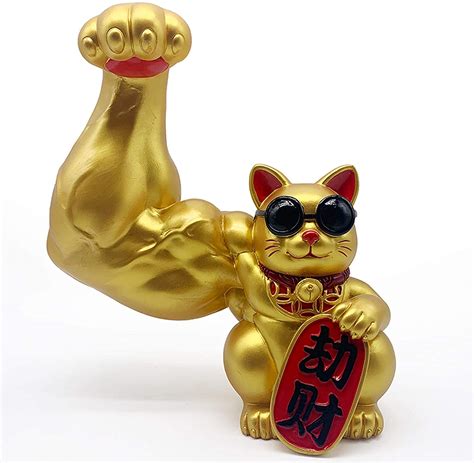 Lucky Cat Gets Swole in New Maneki Neko Statue