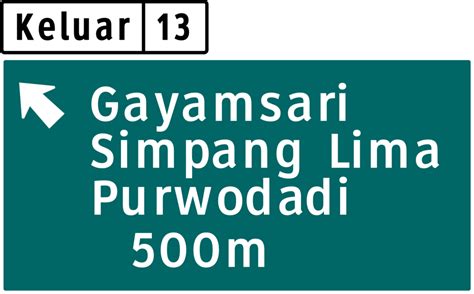 Rambu Petunjuk Tempat Wisata | Tempat Wisata Indonesia