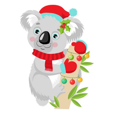 Christmas Koala Coloring Page - 303+ Popular SVG Design