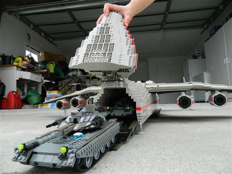 It's a LEGO Antonov AN-225 stuffed with tanks!