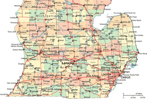 Michigan Highway Map | My blog