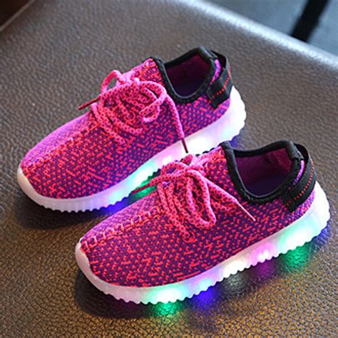 Led Luminous Shoes For Boys Girls Fashion Light Up Kids Shoes Led ...