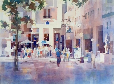 City Life Painting by Lalit K Masih - Fine Art America