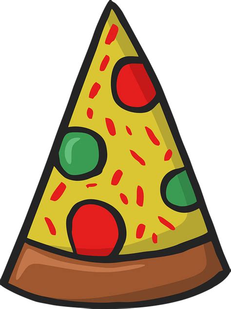 Cartoon Pizza Maaltijd - Gratis vectorafbeelding op Pixabay