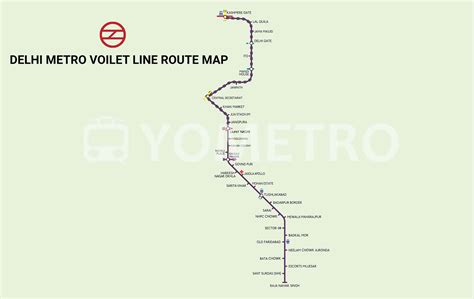 Delhi Metro Map 2024, Stations & Metro Lines Maps - YoMetro