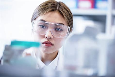 Lab Assistant Wearing Safety Goggles Photograph by Science Photo Library - Fine Art America