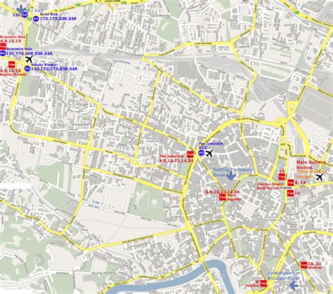 Warsaw Poland Tourist Map - Warsaw Poland • mappery