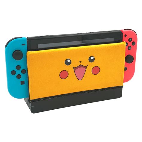 Nintendo Switch Dock Cover Pokemon Pikachu Dock Sleeve Sock Protection ...