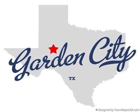 Map of Garden City, TX, Texas