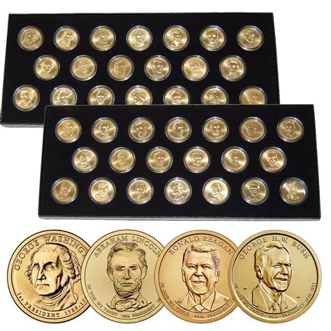 Complete Presidential Dollar Collection w/2020 George H.W. Bush!