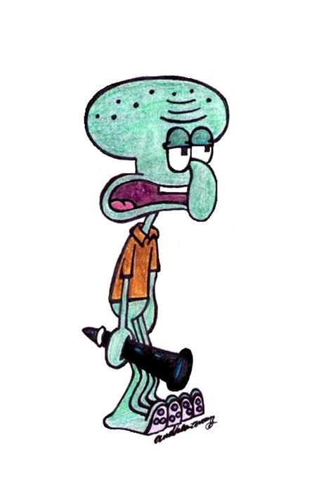 Squidward+clarinet. Reupload. by lintball13 on DeviantArt