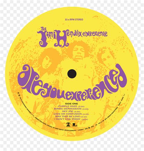 Jimi Hendrix Are You Experienced Vinyl, HD Png Download - vhv