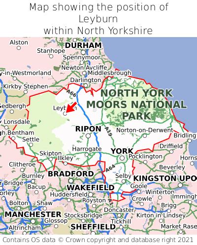 Where is Leyburn? Leyburn on a map