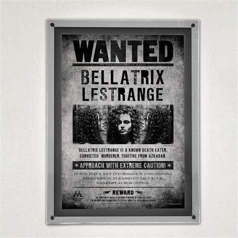 Harry Potter Wanted Bellatrix Lestrange Wanted Poster - vrogue.co