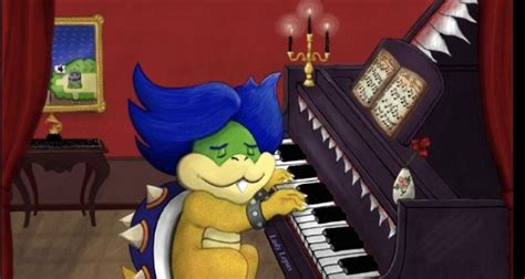 Ludwig playing the piano | Super mario art, Morton koopa, Mario and luigi