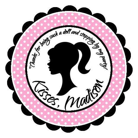 Barbie Silhouette Stickers at GetDrawings | Free download