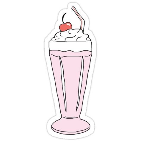 "Milkshake" Stickers by curlr | Redbubble