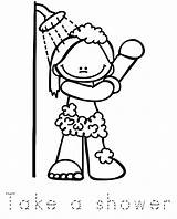 Hygiene Coloring Pages  Free Printable For Kids sketch template