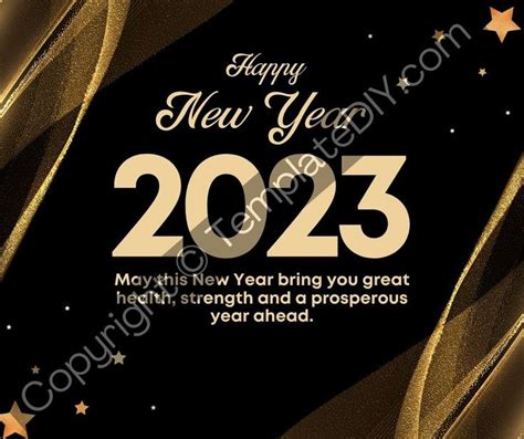 Christian New Year Wishes Printable Template in Pdf & Word | New year ...