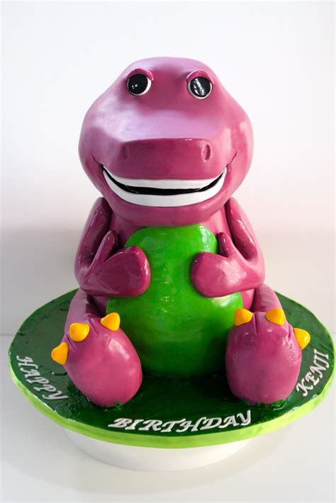 Sculpted Barney Cake